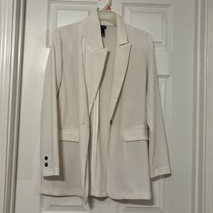 Flirtations size small white blazer